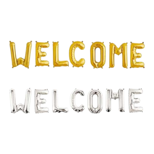 Welcome Foil Balloon