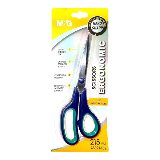 M&G Ergonomic Scissors 8 1/2 Inch ASS91432