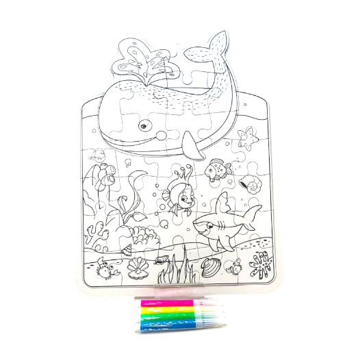 Colouring Puzzle Game - Large - DPT-1-4