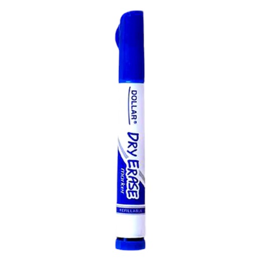 [695240105112 / 695240105129] Dollar Dry Erase DE 2 Marker  - Blue-Black