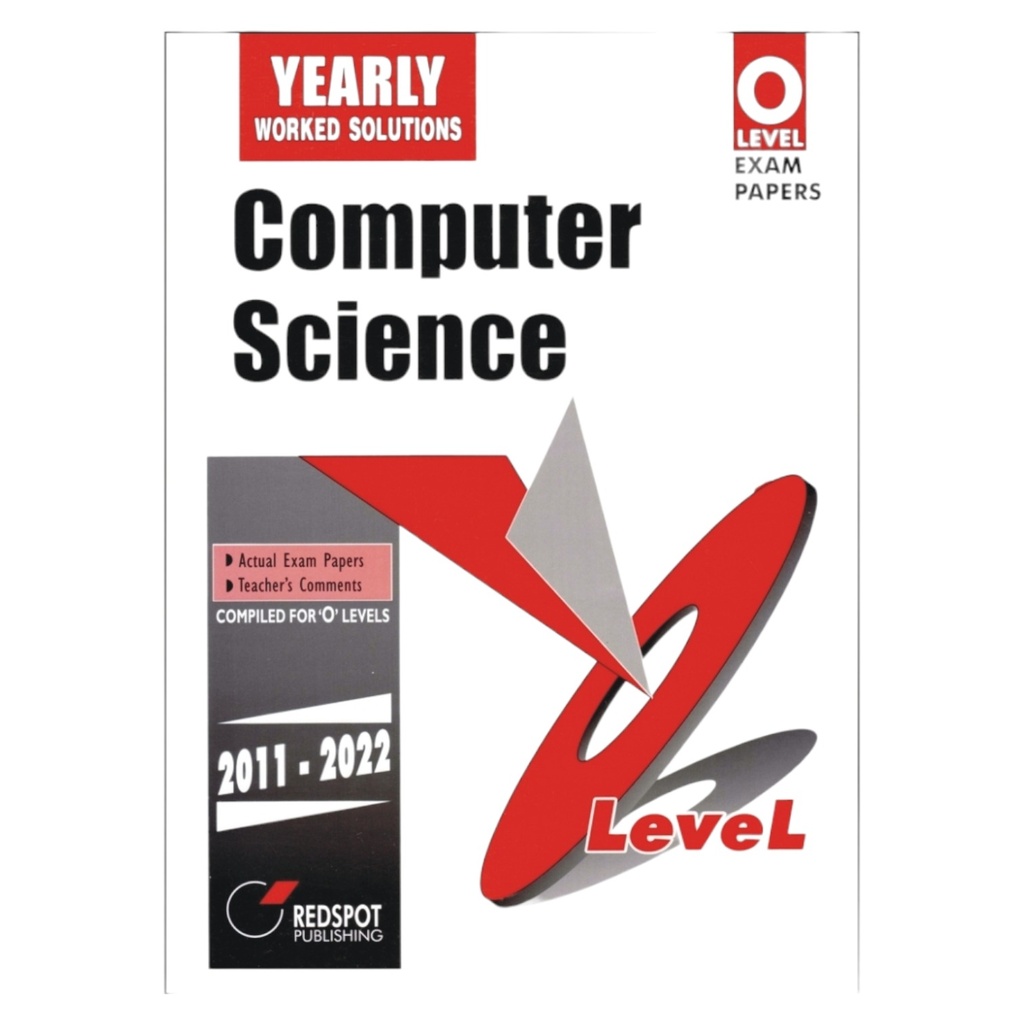 REDSPOT O Level Computer Science Yearly Paper 1 & Paper 2 (Year: 2012-2022) - 2210