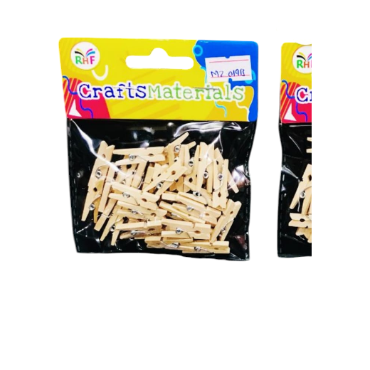 [6910401100497] Small Wooden Clips - 019 C / B / MZ-021B