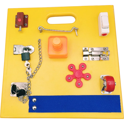 Wooden Montessori Busy Activity Learning Board