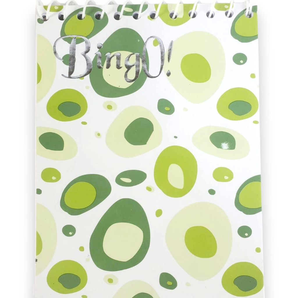 BingO Pocket G.P. Size Spiral Notebook 80 Pages