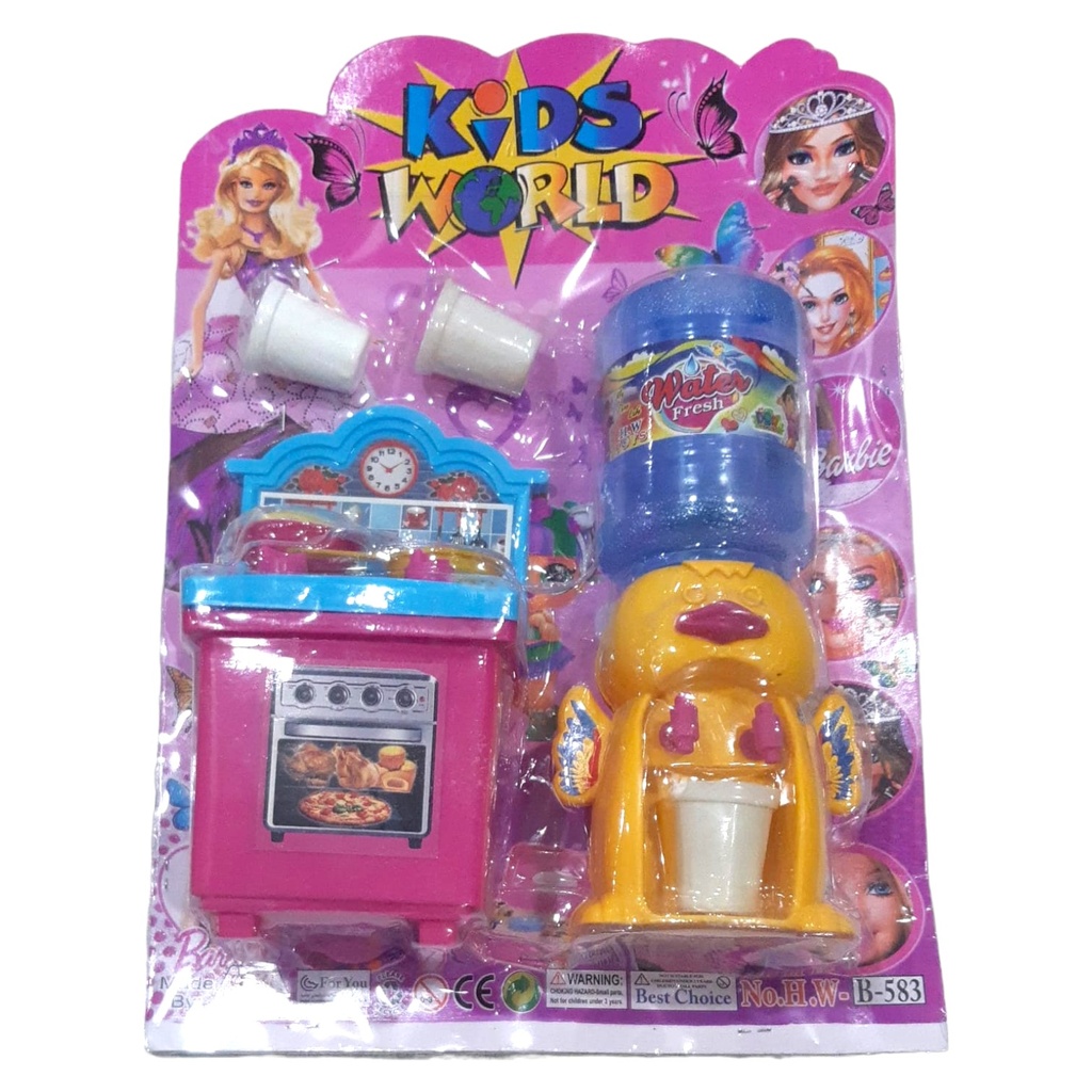 Kids World Plastic Dispenser Toy - B-583 - Barbie