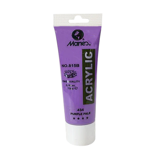[6974102667420] Maries Acrylic Paint - 75ml - No. 434 - Purple Pale