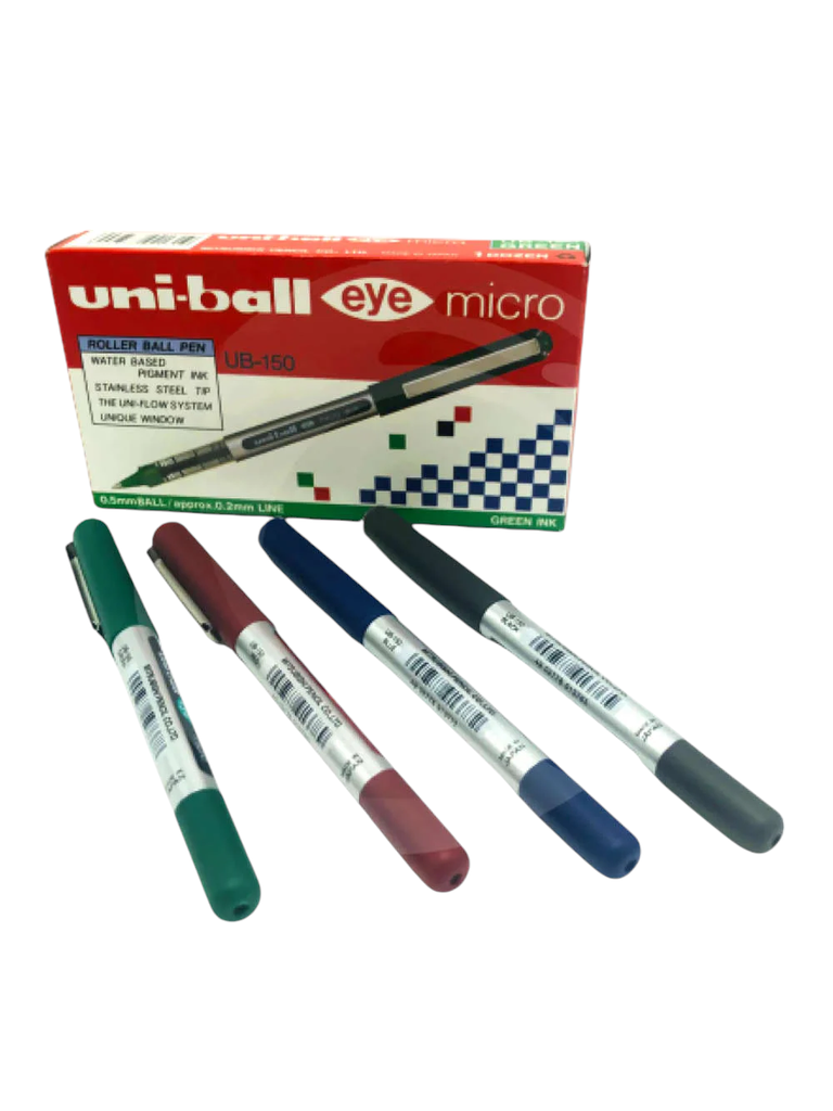 Uni Ball Eye Micro Roller Ball Pen - Green - 1 Pcs - No. UB-150