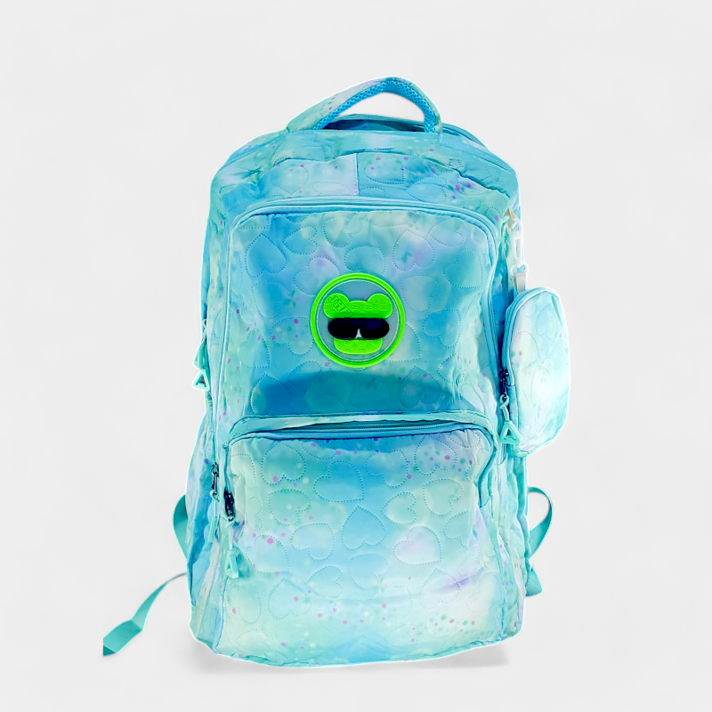 Goggle Design School Bag 20inch (Light Green)