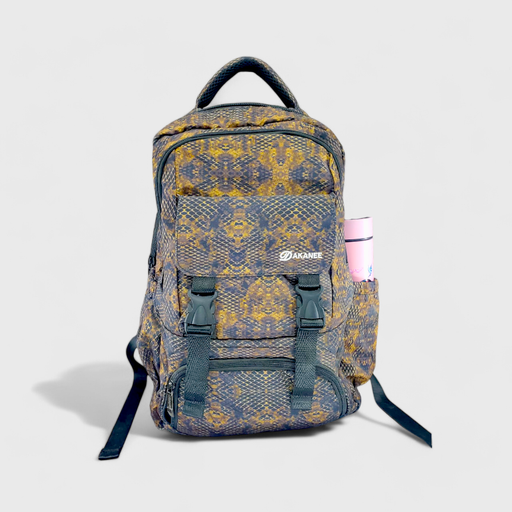 Dakanee School Bag - 20286 - Multi Design (light brown)