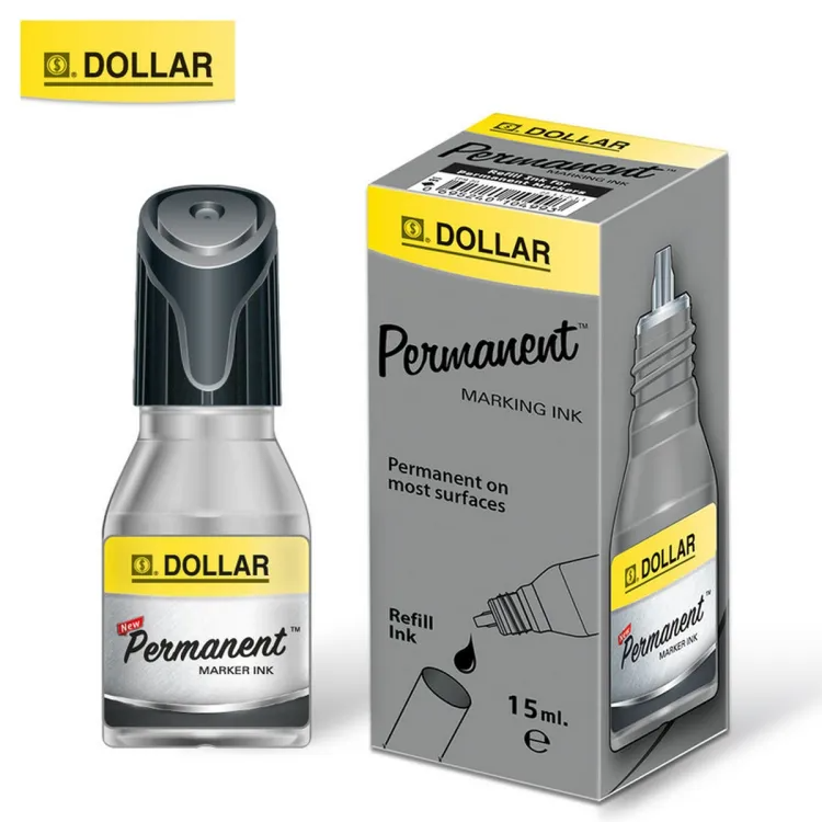 Dollar Permanent Marker Ink 15ml - Black