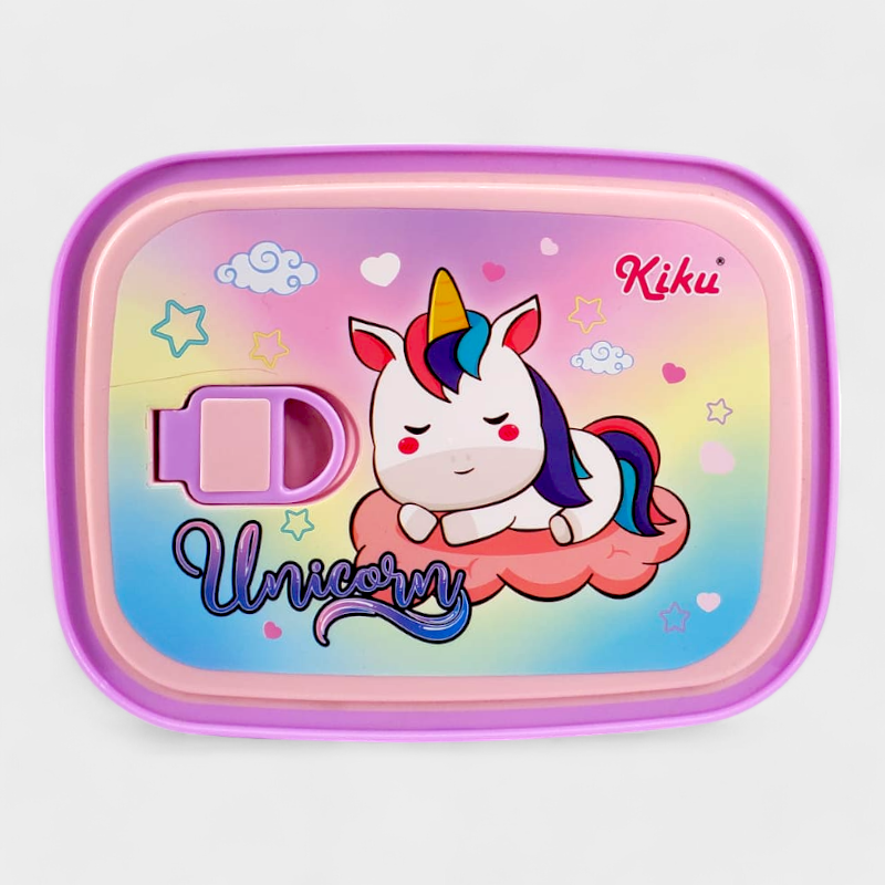 Character Steel Lunch Box - No. 9602 (Unicorn)