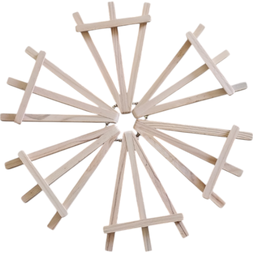 White Board Wooden Stand 9 inches