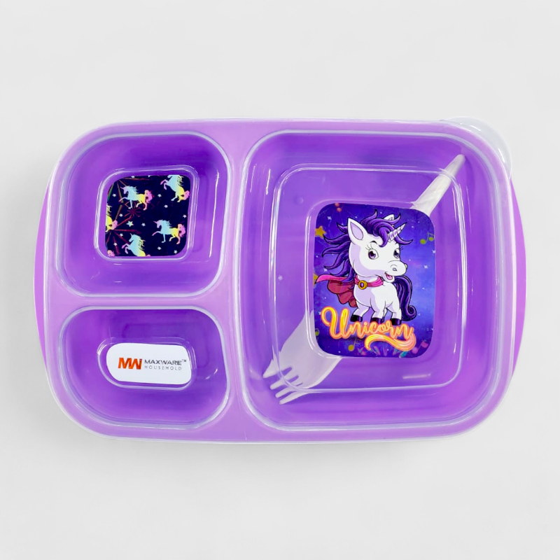 Character Maxware Meal It Lunch Box Plastic (Large) - 1000ML