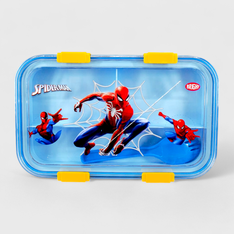 Big Bite Plastic Lunch Box - Character (Spiderman)