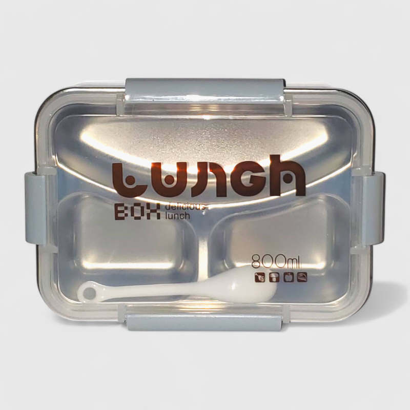 Delicious Plastic Lunch Box 8583 (Grey)