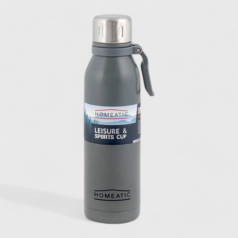 Homeatic Sports Water Bottle - KD-858 (Grey)