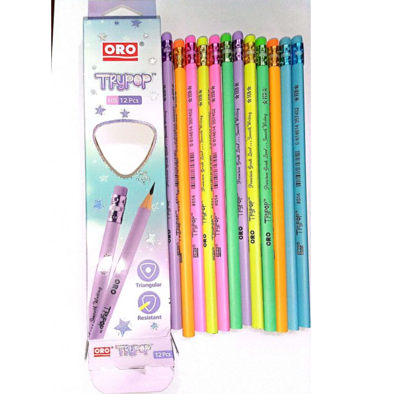 [614614357445 / 614614357452] ORO TryPop HB Pencil - 1Pcs - No.514
