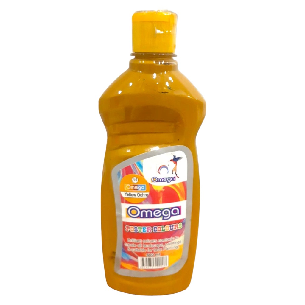 Omega Poster Colour - Yellow Ochre - 500ml - No. 16