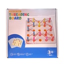 Wooden Growing With Happy Threading Board