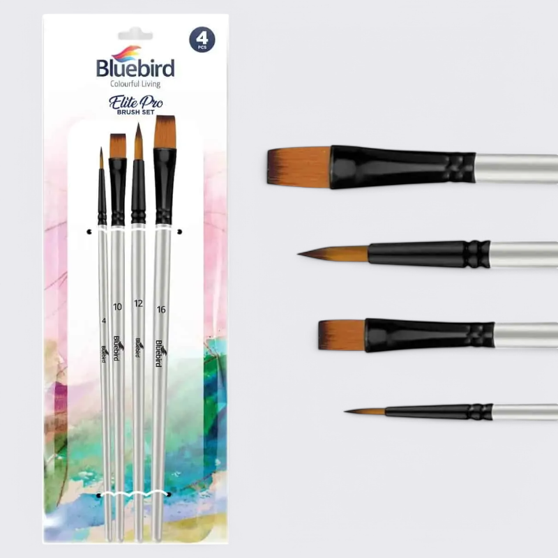 Bluebird Elite Pro Brush Set of 4 B0476