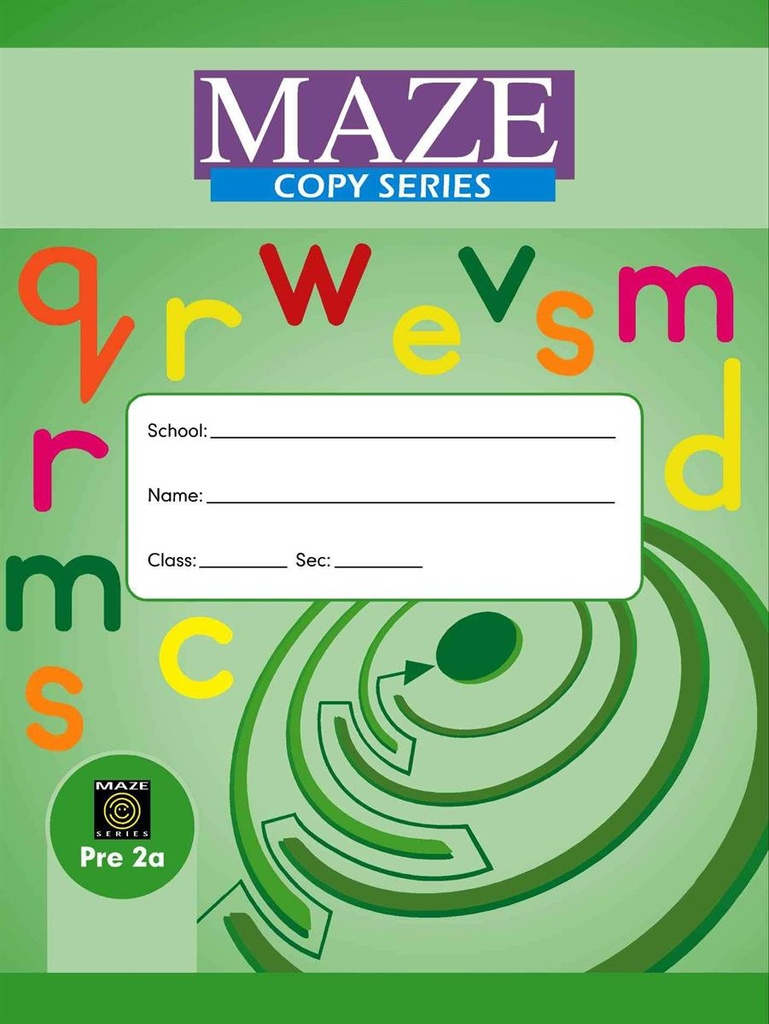 NCE Pre-Primary Maze Copy Series Urdu ibtadai2