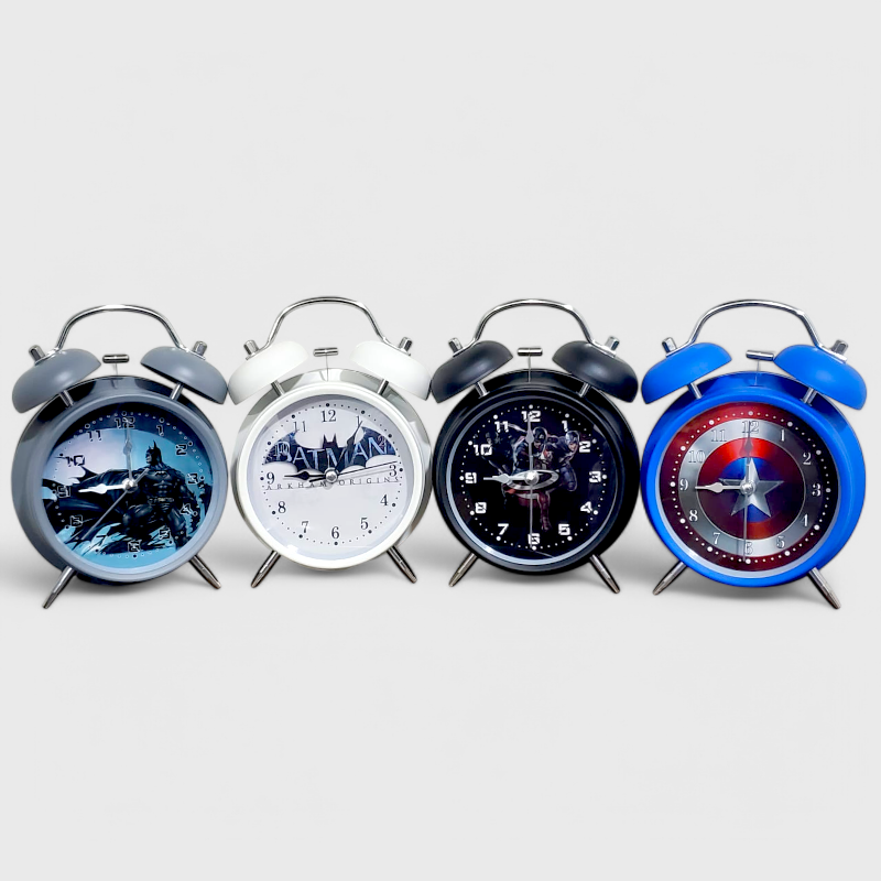 Character Twin Bell Alarm Clock - No.MMZ 668-21