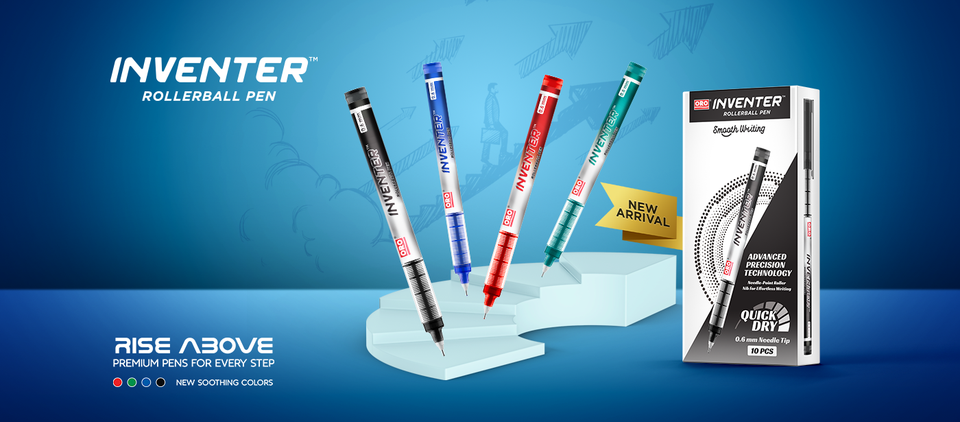Oro Inventer Roller Pen Blue Art No. 778