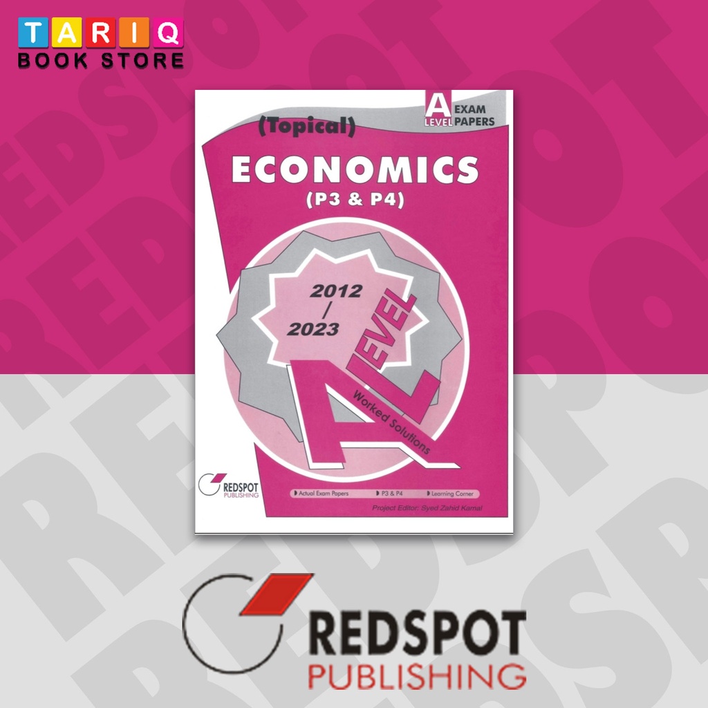 [9789696230472] Redspot A Level Economics Topical paper 3 & paper 4 (year: 2012 - 2023) - 9708