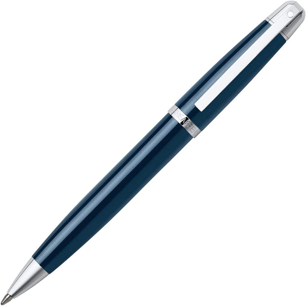 Sheaffer Gift Collection 500 – 9333 Glossy Blue Chrome Trim Ballpoint Pen