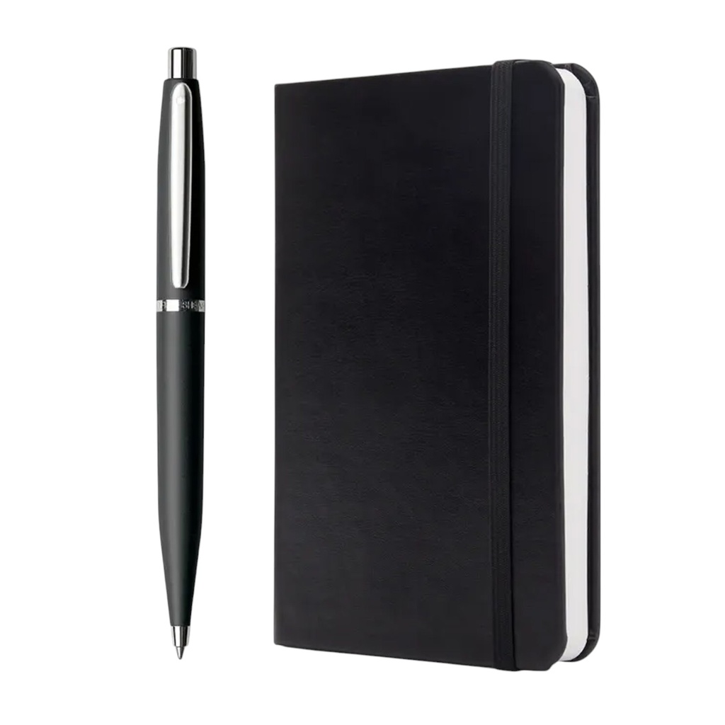 Sheaffer VFM 9405 Matte Black Ballpoint Pen + Note Book Set