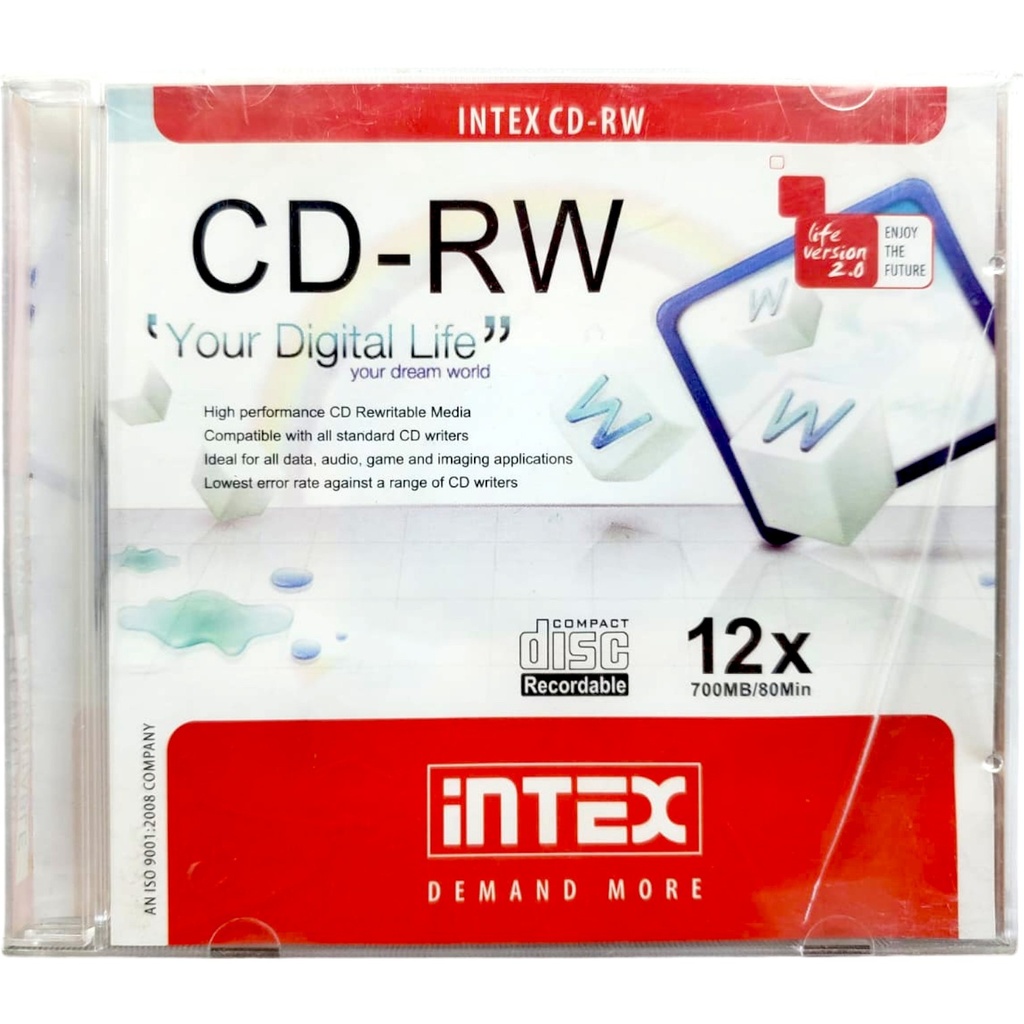 INTEX CD-RW 80MIN/12x