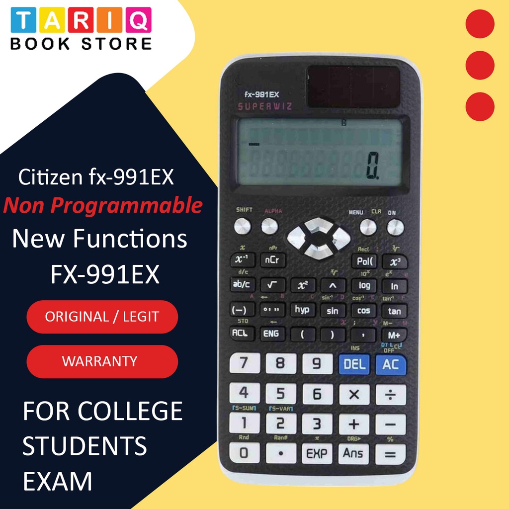 [6919192009934] Casio Scientific Calculator fx-991EX - Local