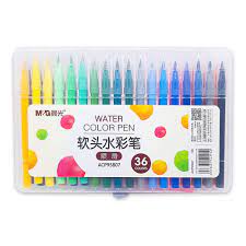 [6933631542950] M&G Water Color Pen/Marker 36 - Soft Brush Tip (ACP95807)