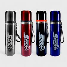 Sports Water Bottle KH-999 / Steel Bottle BZM-1020 (Light pink)