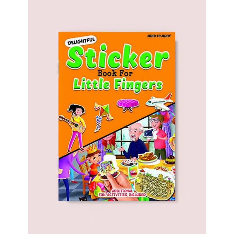 [9555480641522] Delightful Sticker Book For Little Fingers
