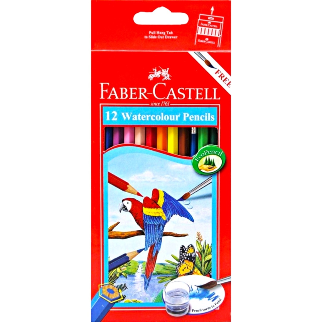 Water Colour Pencils 12 Pcs - No.114462 - Faber-Castell
