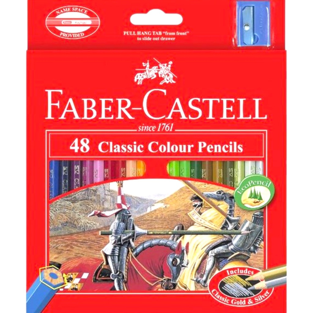 Classic Color Pencils Set - 48 colors - 115858 - Faber-Castell
