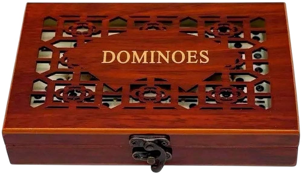 Domino Game Wood Box - No. 018