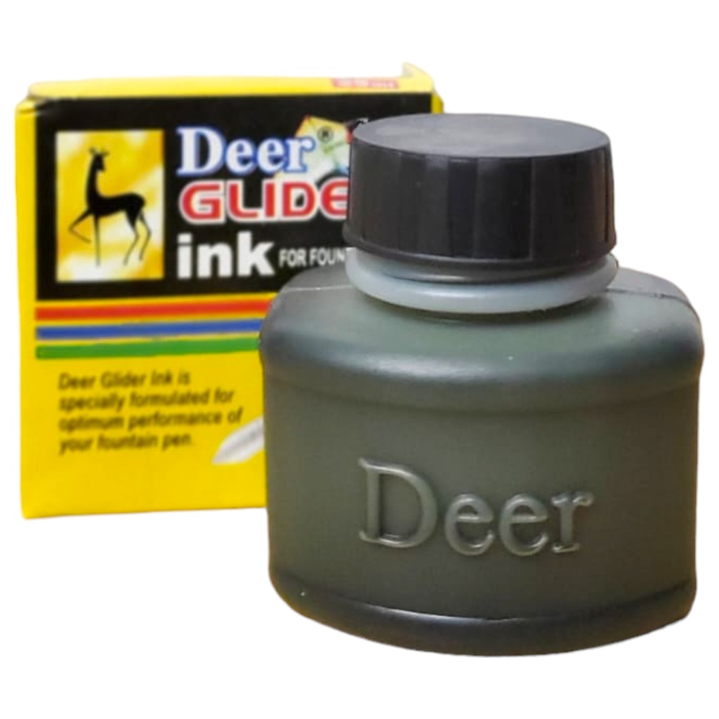 Ink Pot - Black - 60ml - No.9-0-001 - Deer