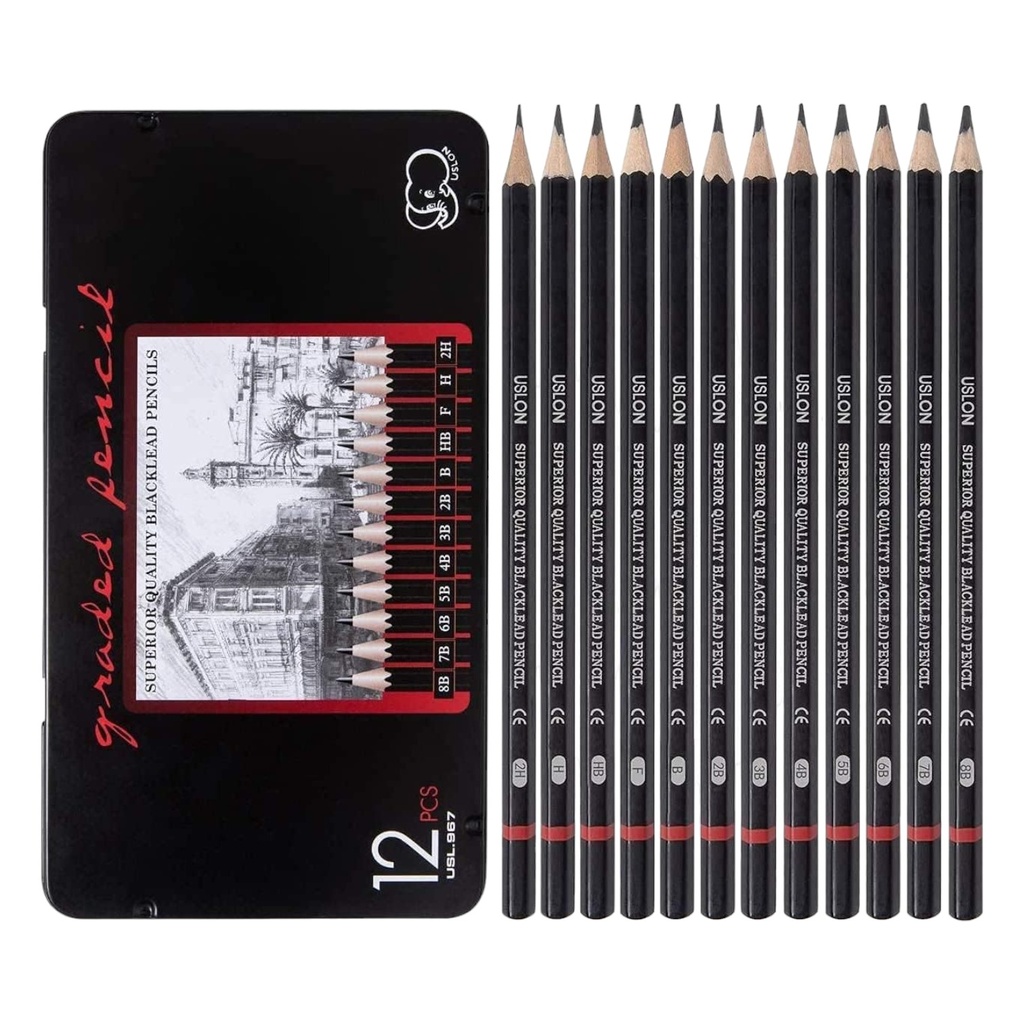 [6939043885845] Graded Art Pencil - Pack of 12