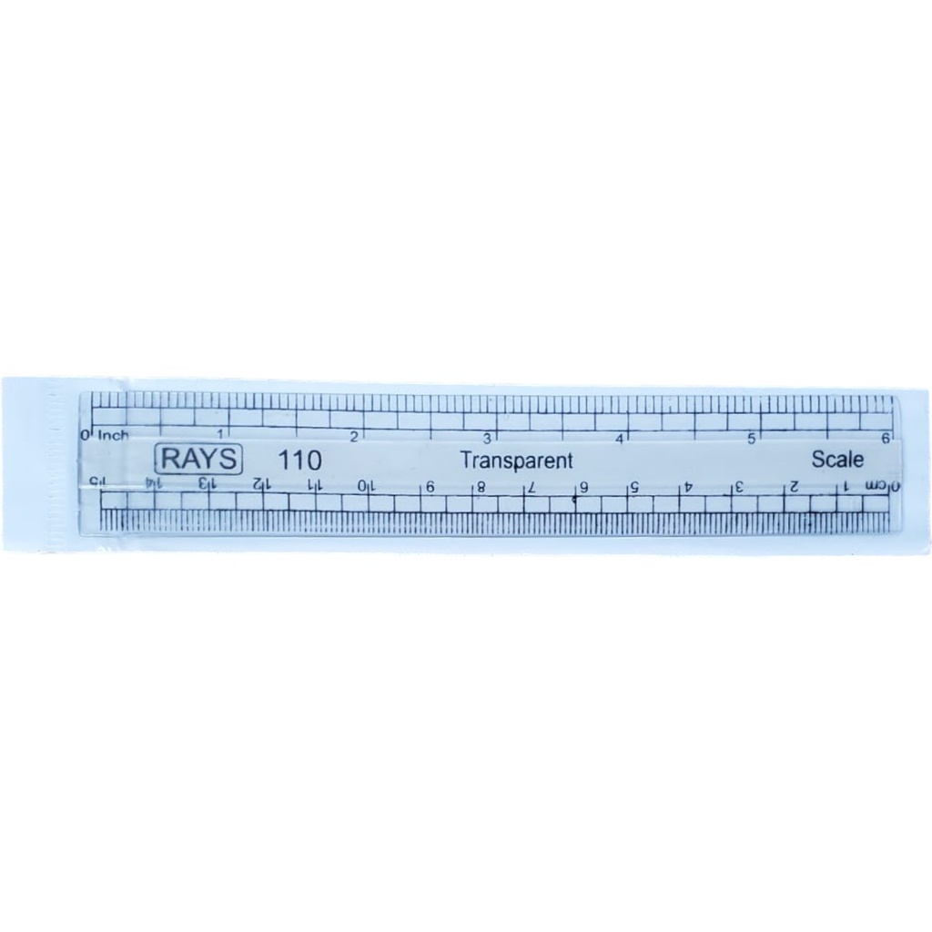 Transparent Scale - 6 Inch