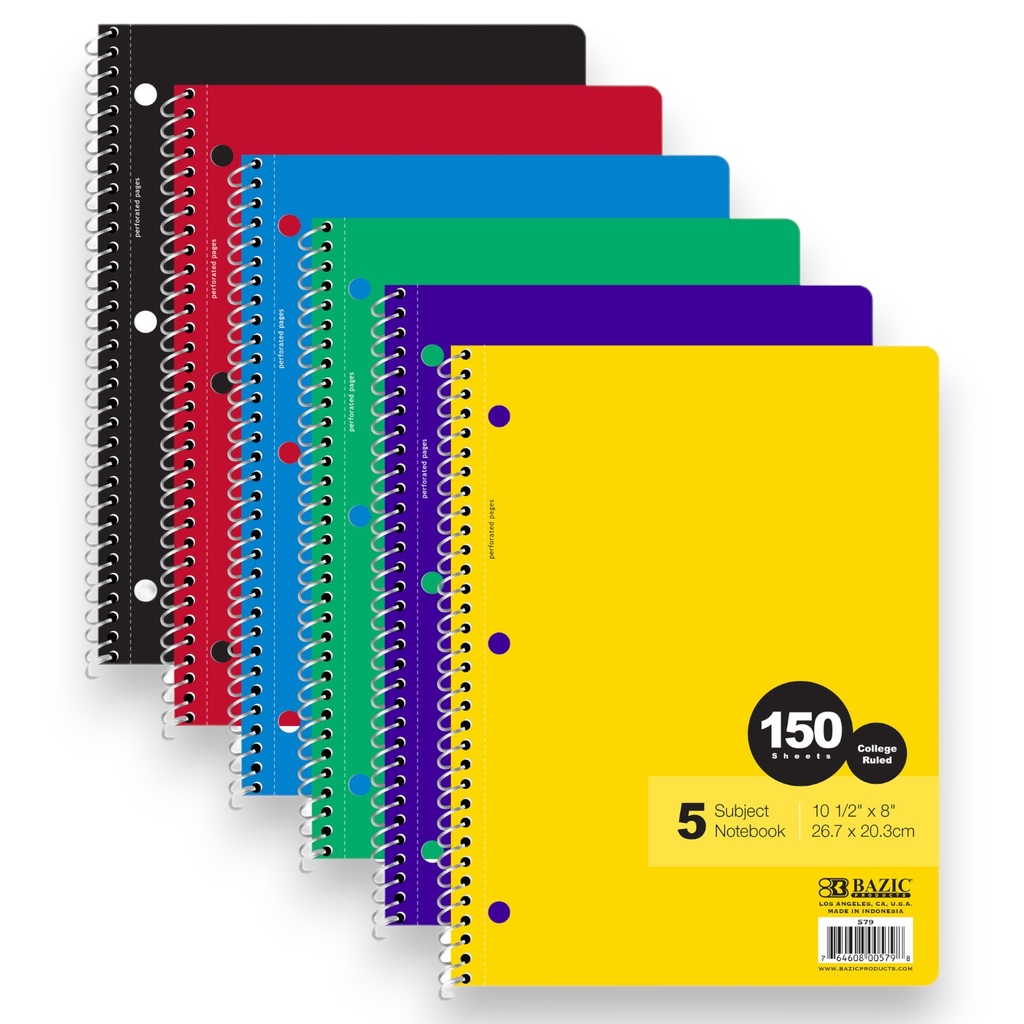 200 Pages Spiral Binding A5 Size - Elite Paper Product