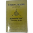 Home Work Diary - Pre-Primary Section - Noor-ul-Quran