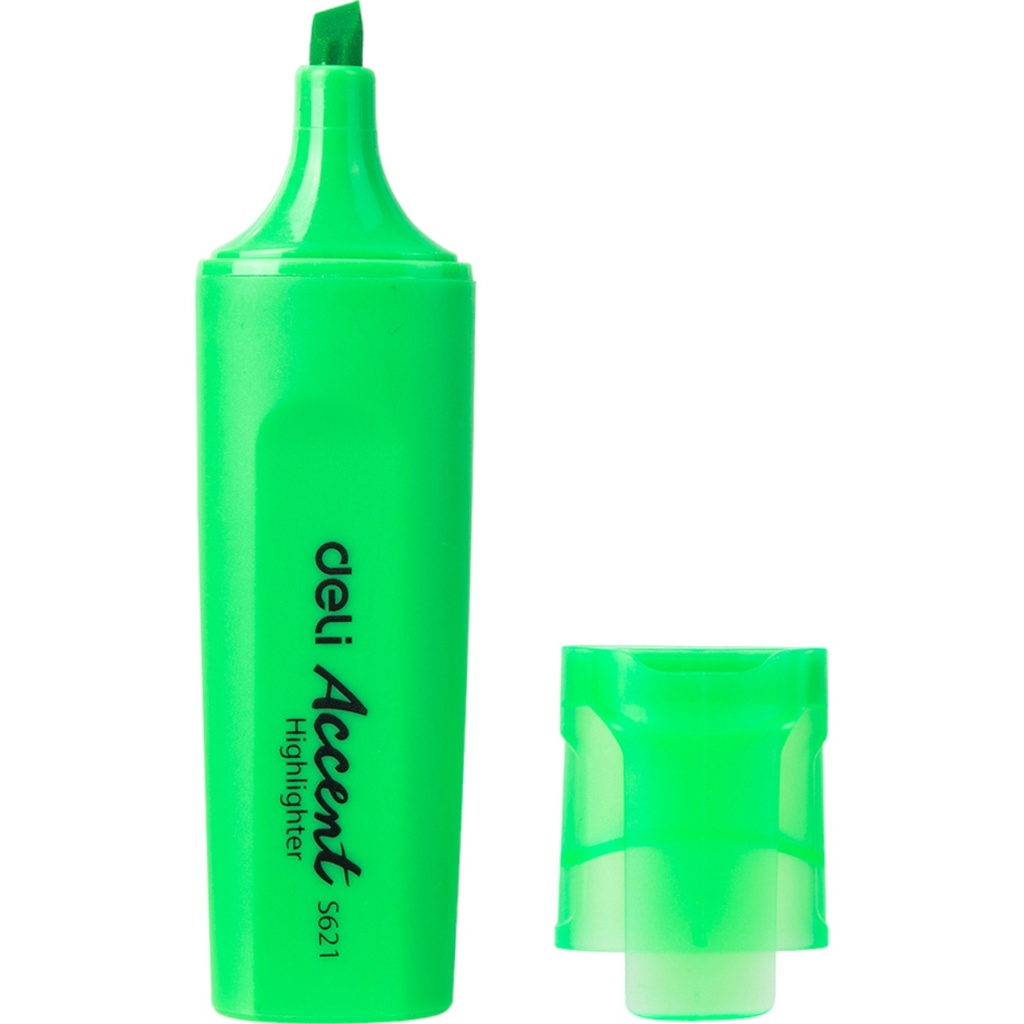 [6921734926500] Accent Highlighter - Green- No.S621 - Deli