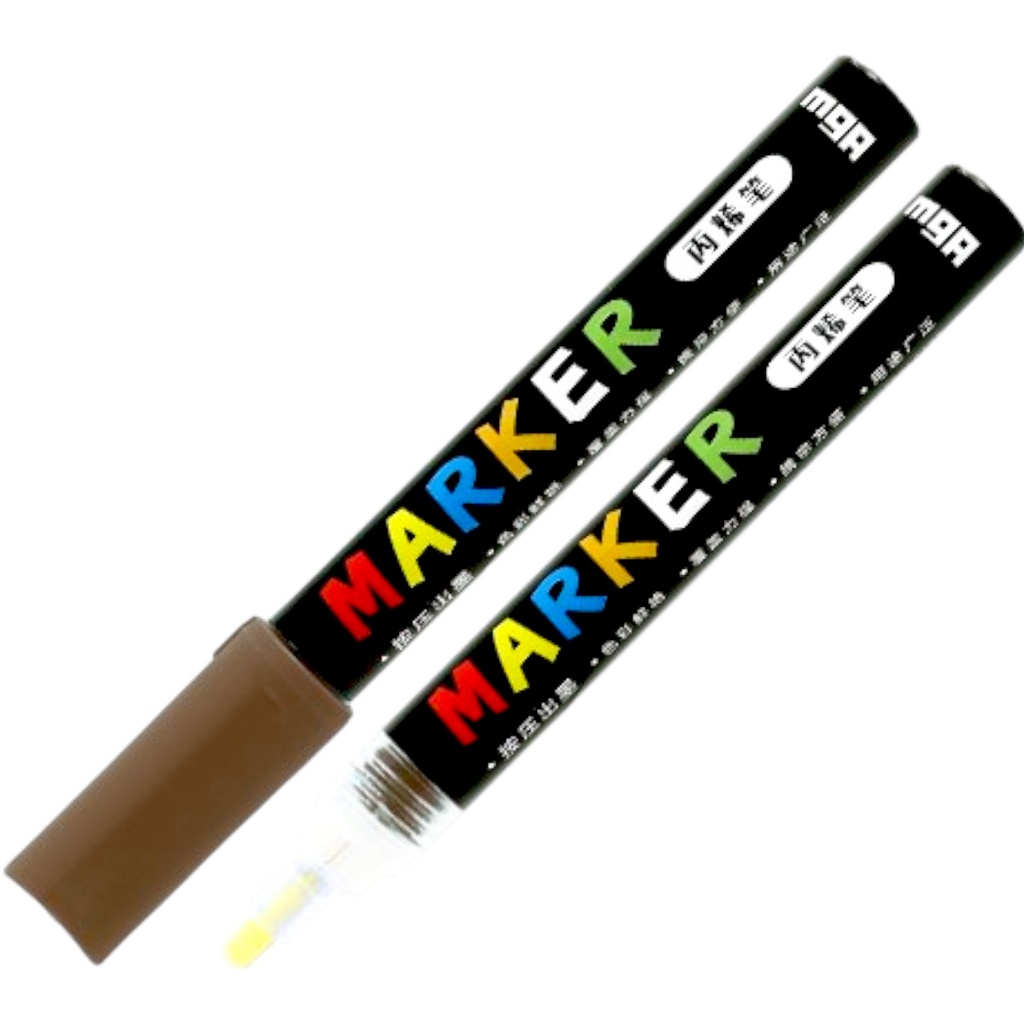 [6941255124254] Acrylic Marker - 2mm - Brown - No. S421 - M&G