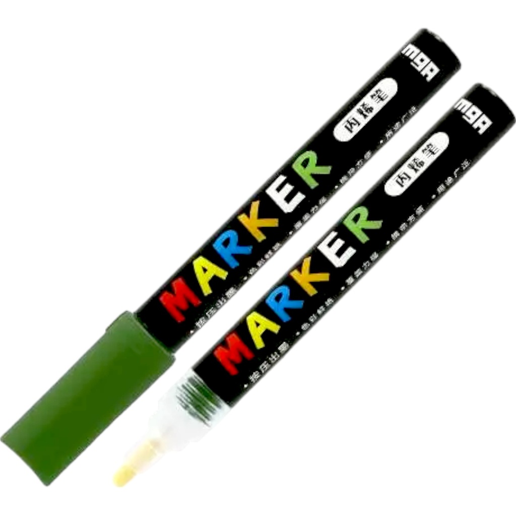 Acrylic Marker - 2mm - Deep Olive - No. S511 - M&G