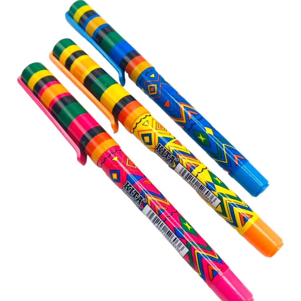 [6931100526036] Multi Colour Fountain Pen - FP-104 - Kita