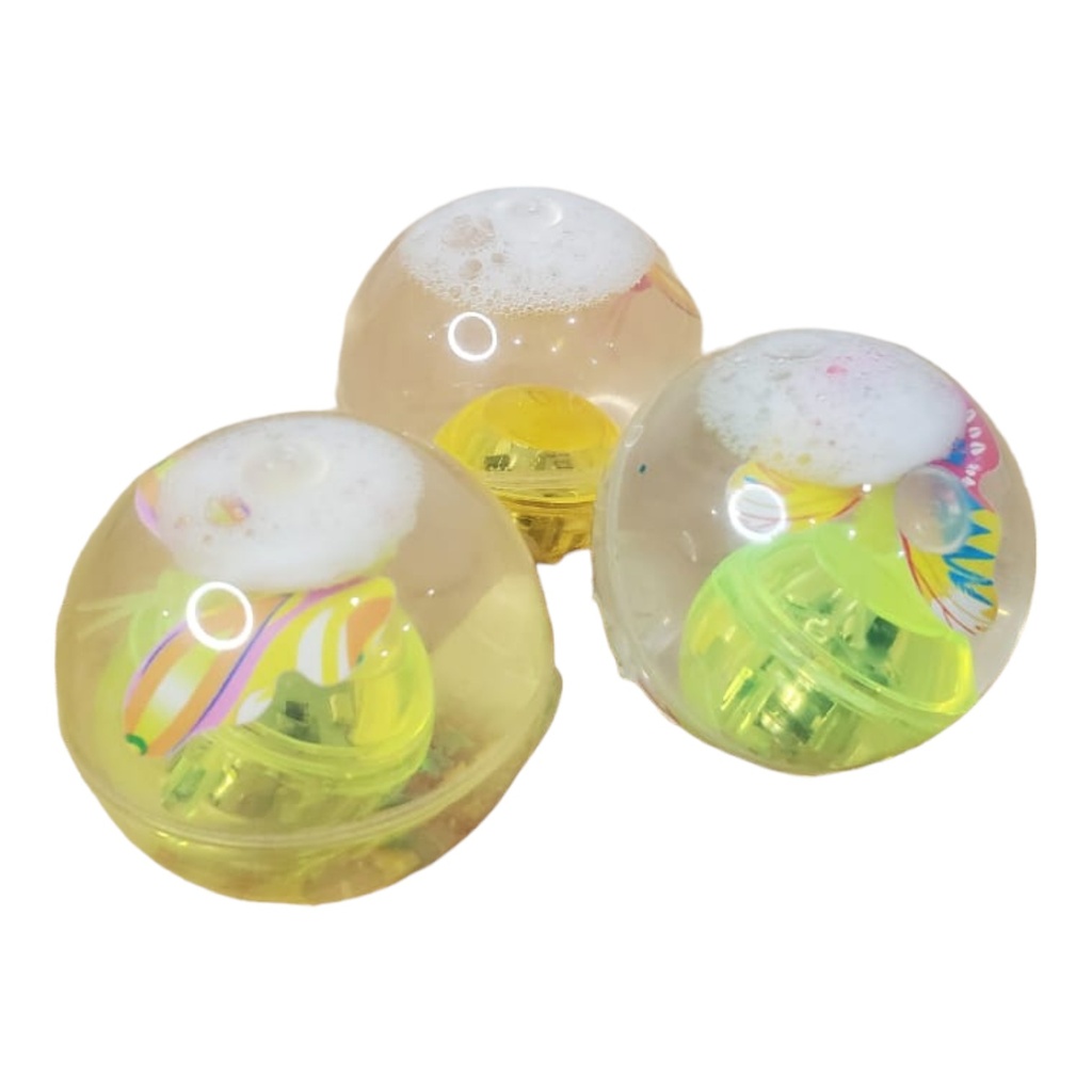 Rubber High Bouncing Ball With LED Light