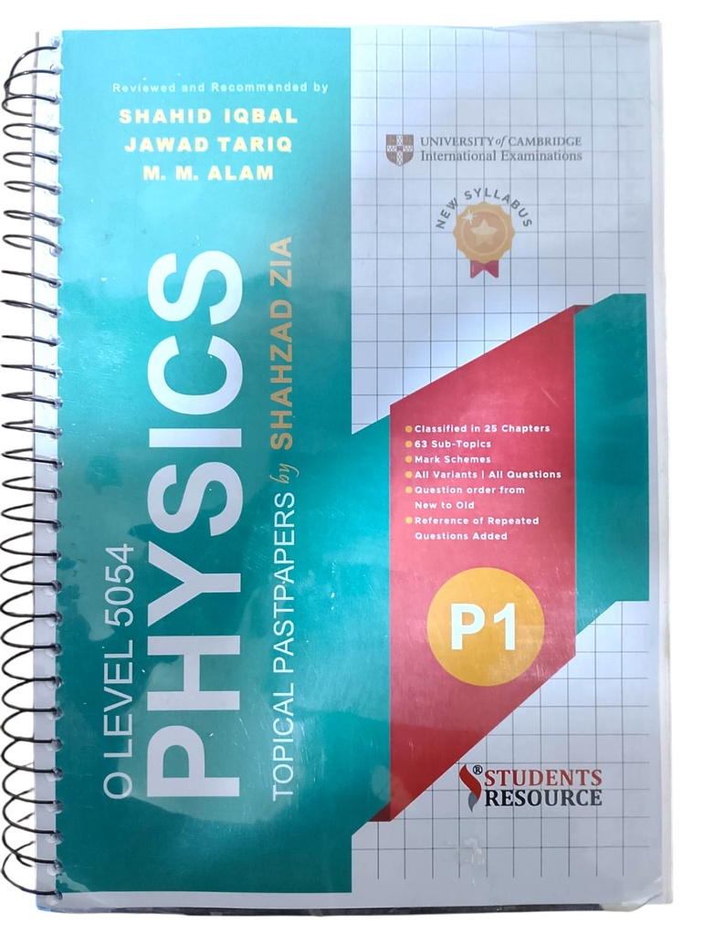 Cambridge International O Level Topical Past Paper-Shahzad Zia