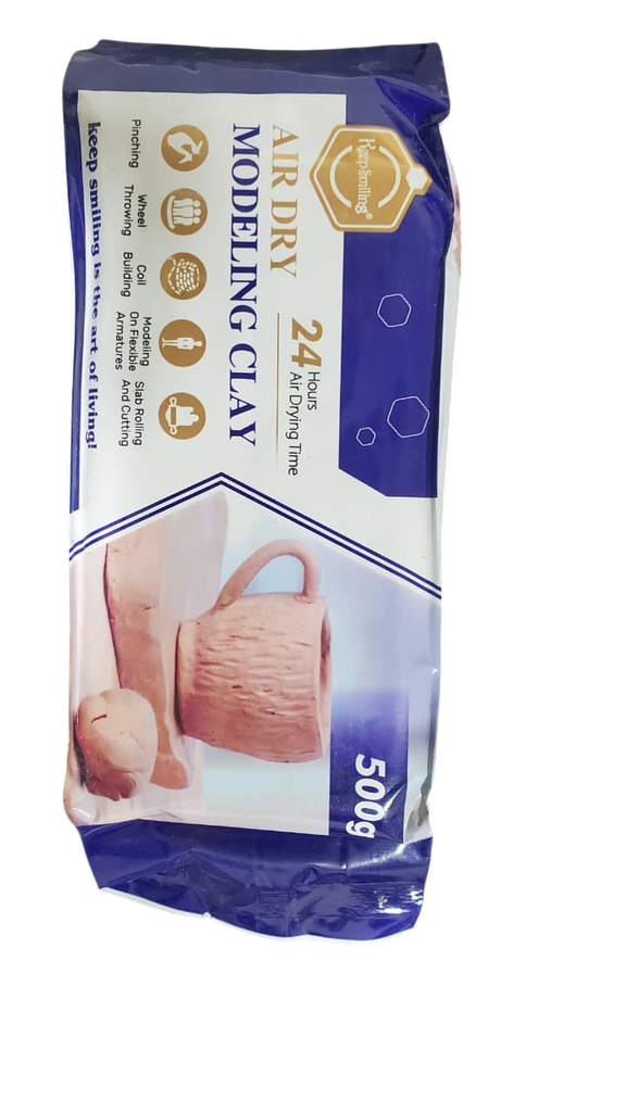 KS AIR DRY CLAY 500GM WHITE